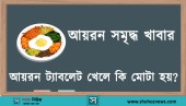 আয়রন কী? আয়রনসমৃদ্ধ খাবার এবং আয়রন ট্যাবলেট খেলে কি মোটা হয়?
