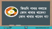 কিডনি পাথর গলাতে কোন খাবার খাবেন? কোন খাবার খাবেন না?