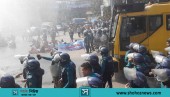 শাহবাগে আন্দোলনরত শিক্ষকদের ওপর পুলিশের লাঠিচার্জ